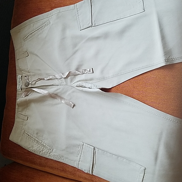 BANANA REPUBLIC Silk Cargo Pants - Picture 2 of 6